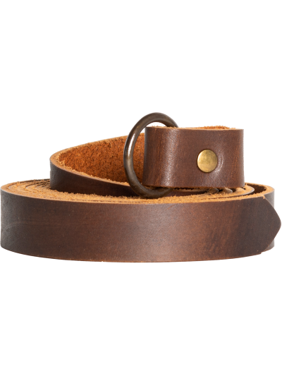 Trollfelsen Mittelalter Gewandung Leder Schmaler Ringgürtel Kaffeebraun _2_ Trollfelsen Mittelalter Gewandung Leder Schmaler Ringgürtel Kaffeebraun _2_